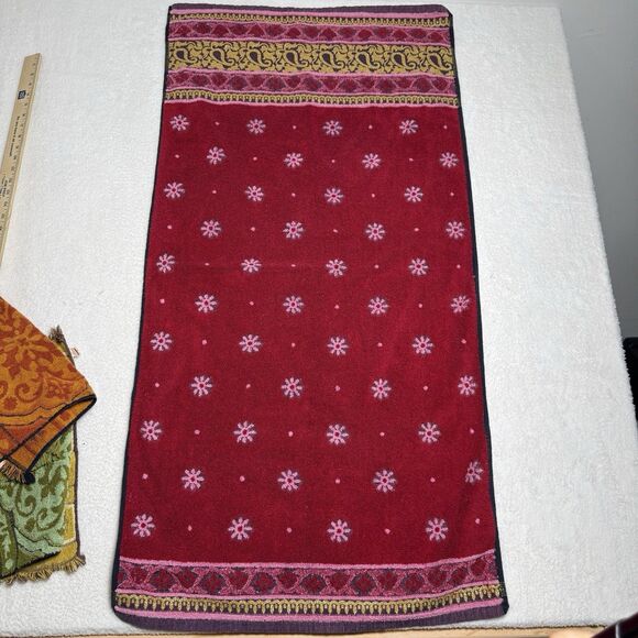 Vintage Stevens Utica & Milliken Callaway Cotton Hand Towel Set Lot of 5 Retro - Picture 9 of 13